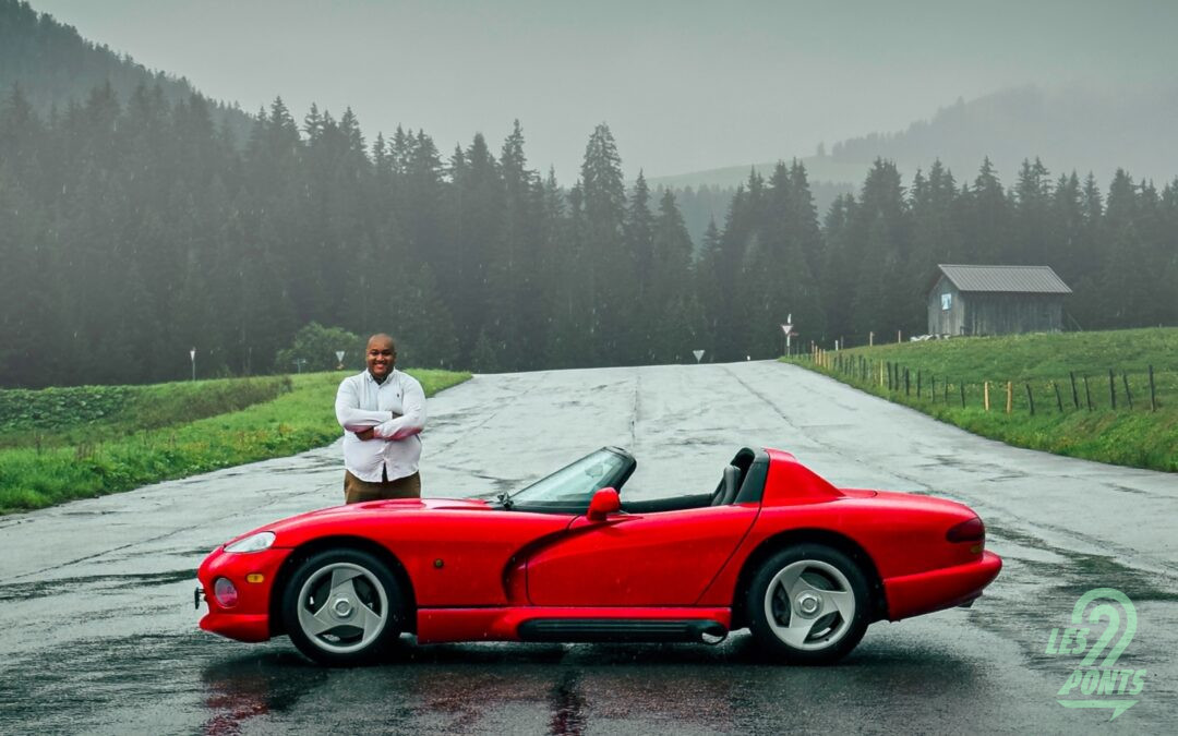 Aurélien et la Chrysler Viper RT/10.