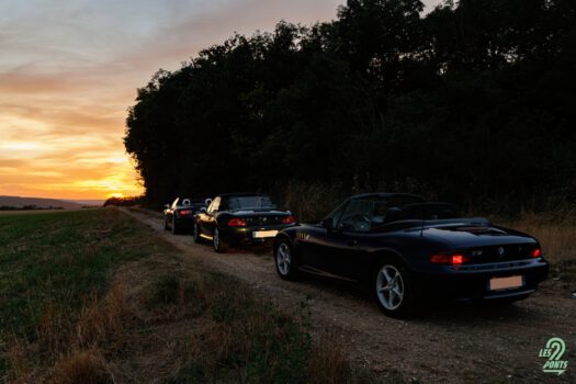 Roadsters à la golden hour