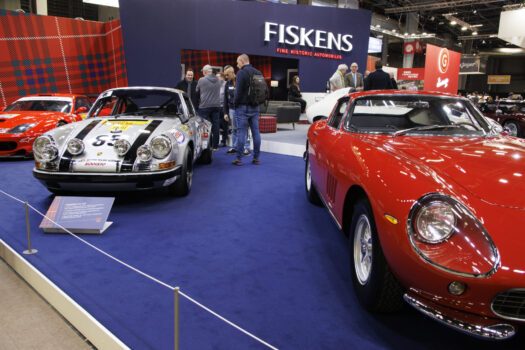 Stand Fiskens, Porsche 911, Ferrari 550 Prodrive, 275 GTB