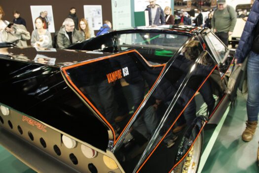 Skoda Ferat Vampire RSR - Adaptation d'un concept des 70s, base de 110 SuperSport, pour "Vampire Ferat" 1981. Film d'horreur tchécoslovaque. Marchait (mieux) grâce au sang du conducteur !
