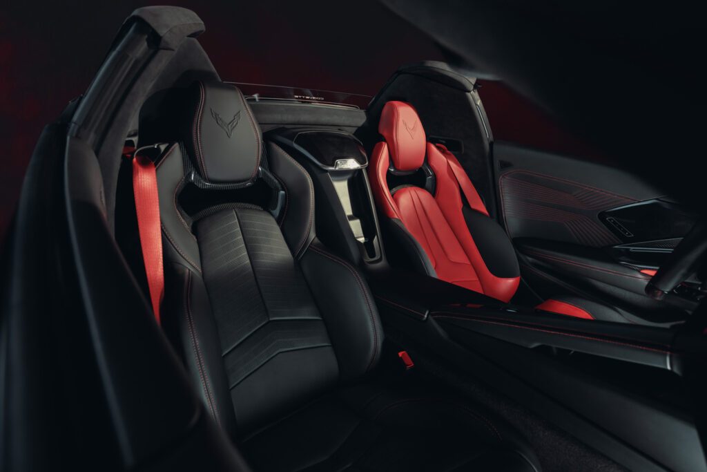 Intérieur "Adrenaline Red" de la Chevrolet Corvette ZR1X (2026)