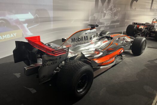 McLaren F1 de Lewis Hamilton, ayant participé à la saison 2008