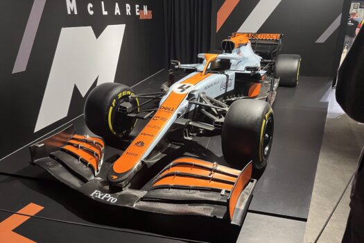 McLaren MCL37, pilotée par Lando Norris dans le championnat de Formule 1 en 2023
