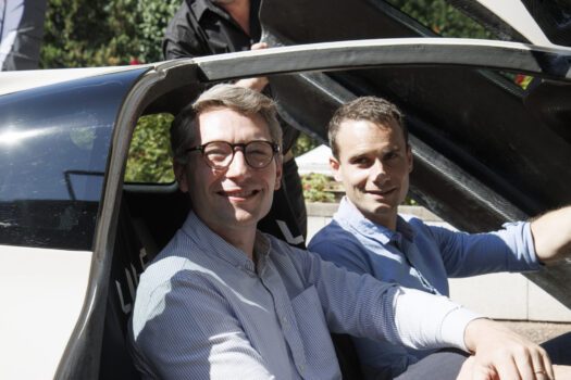 FacteurDix Line - Les deux "papas" du projet, à l'intérieur de Lime !