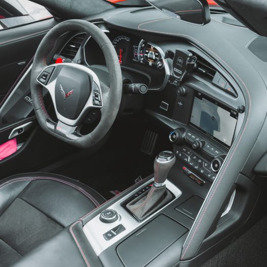 L'habitacle de la Corvette C7 Z06