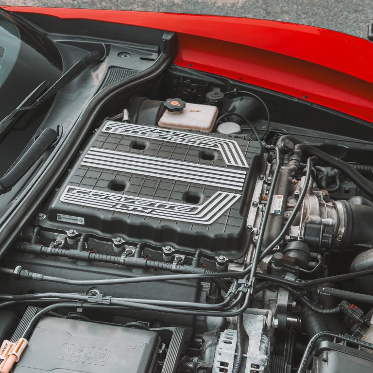 Le moteur 6.2 V8 LT4 avec compresseur de la C7 Z06.