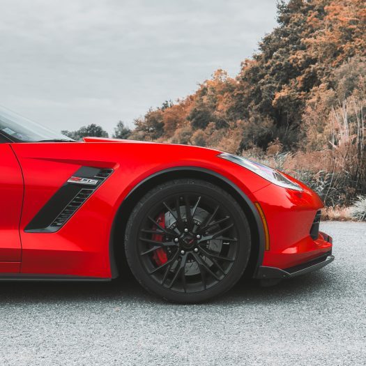 Les jantes et le système de freinage de la C7 Z06.