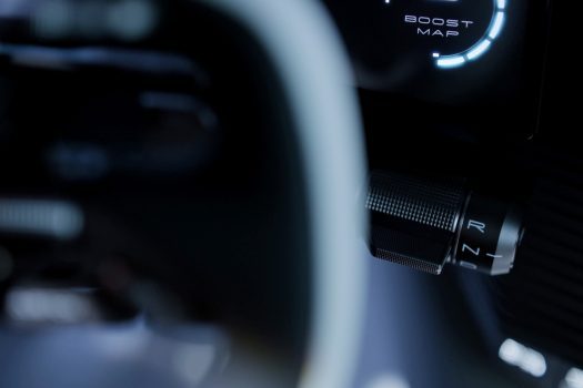 Commodo de sélection de transmission du concept car Lexus LFA