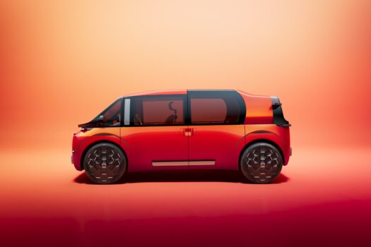 Vue de côté de la Citroën ELO