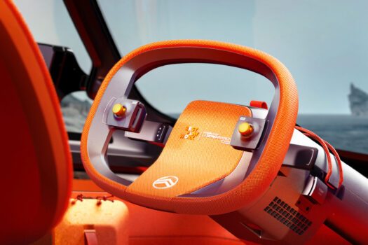 Vue conducteur de la Citroën ELO