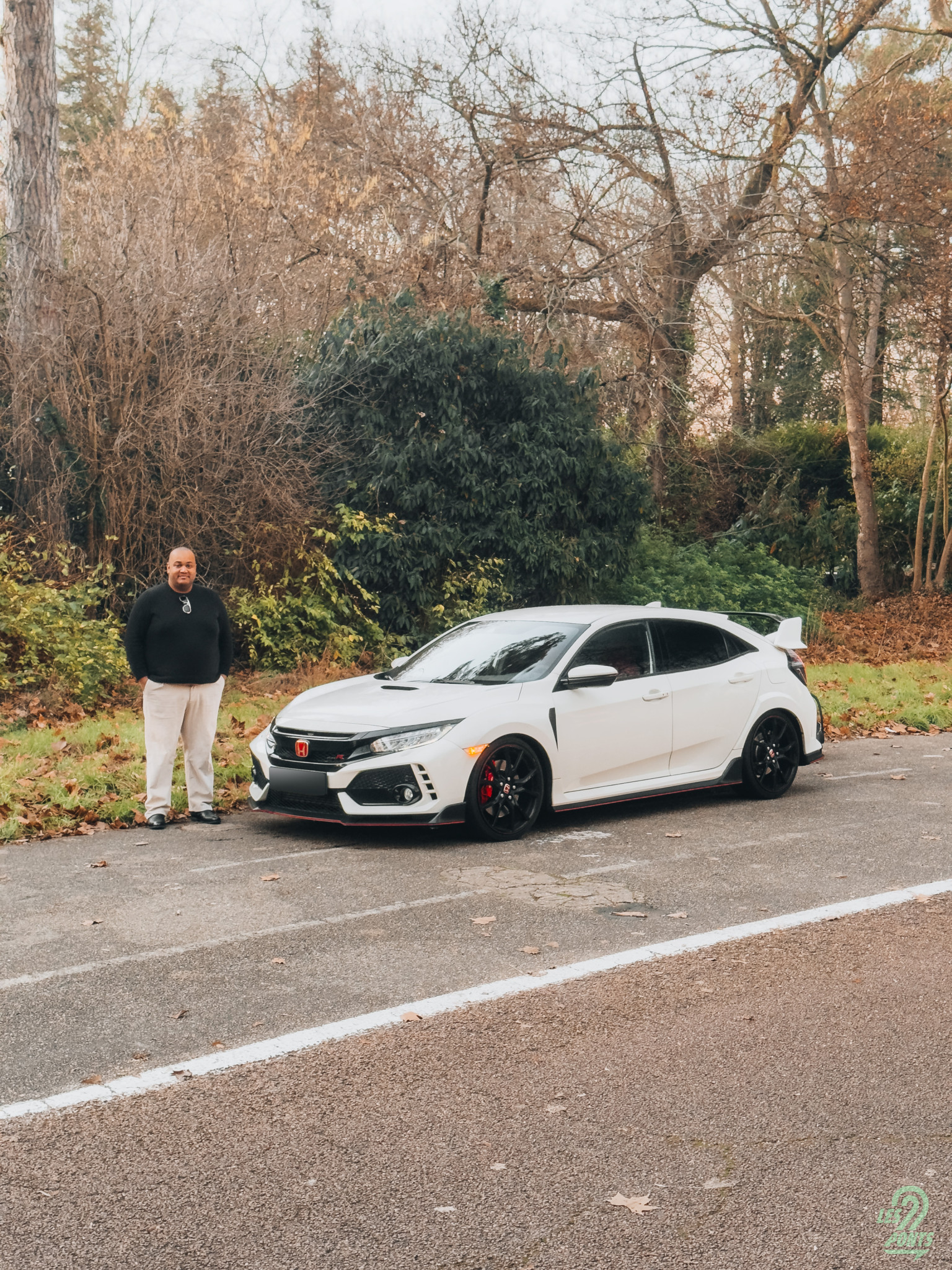 Aurélien et la Honda Civic Type R FK8.