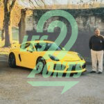 Aurélien et la Porsche Cayman GT4 (981).