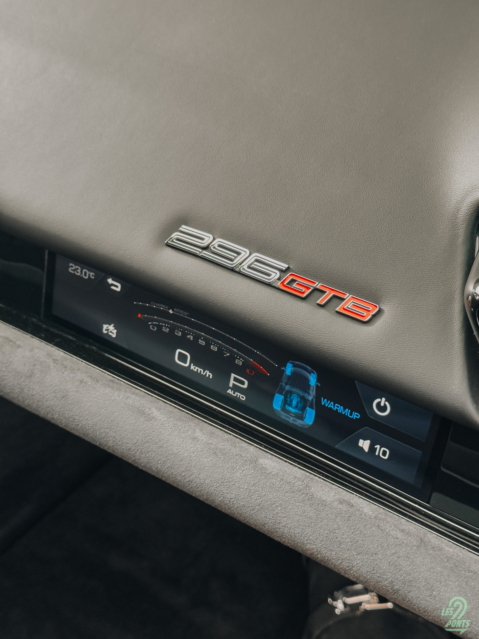 L'écran dédié pour le passager.