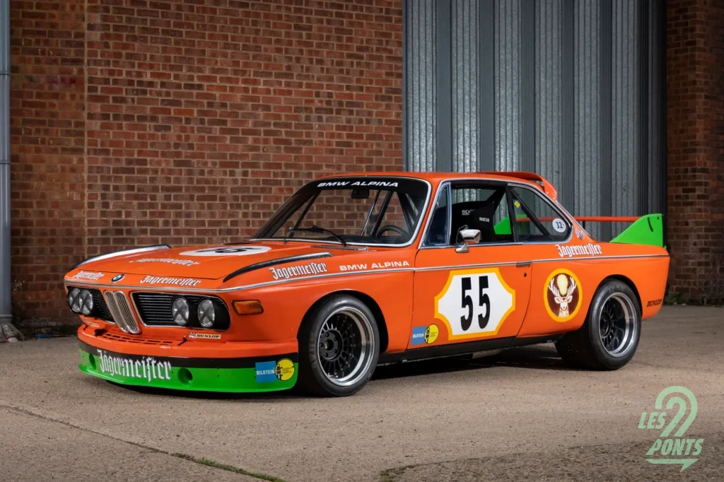 BMW 3.0 CSL "Batmobile" ex-Schnitzer-BMW & Alpina-BMW24h du Nurburgring 1971 notamment. Image Fiskens. 