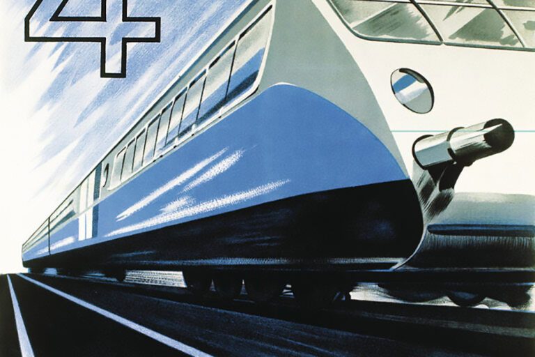 Affiches d'époque, images Bugatti.