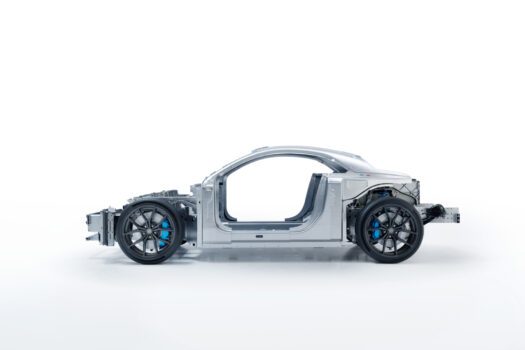 Le nouvelle plateforme Alpine Performance Platform vue de côté