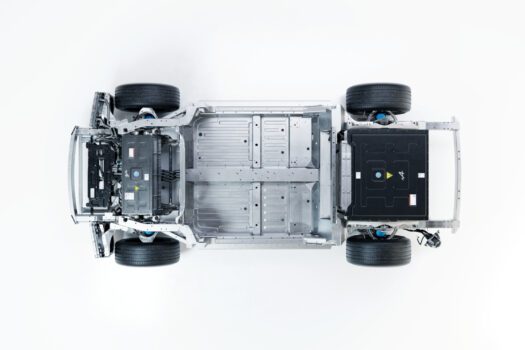 Le nouvelle plateforme Alpine Performance Platform vue de dessus