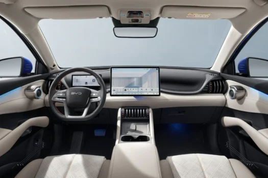 Habitacle de la BYD Atto 3 EVO