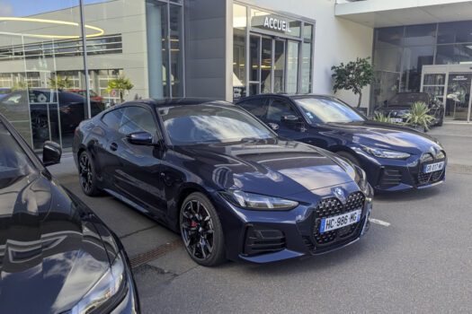 Une jolie BMW Série 4 LCI Tanzanitblau