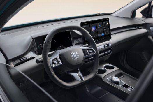 Poste de conduite de la MG4 EV