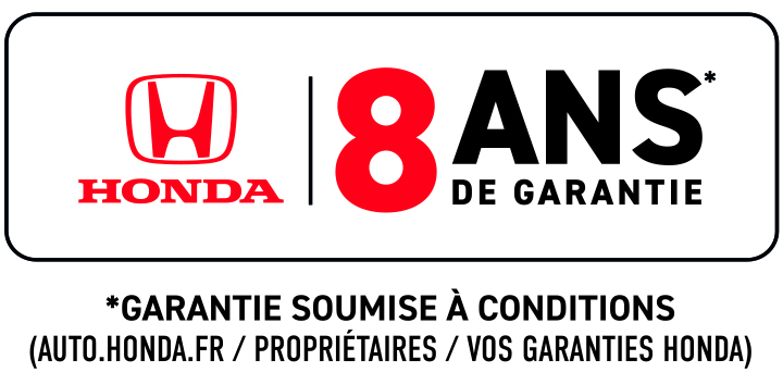 8 ans de garantie Honda France