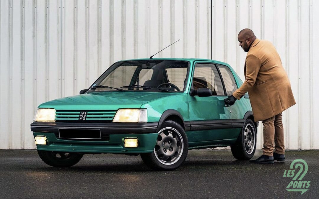Aurélien et la Peugeot 205 GTI Griffe.