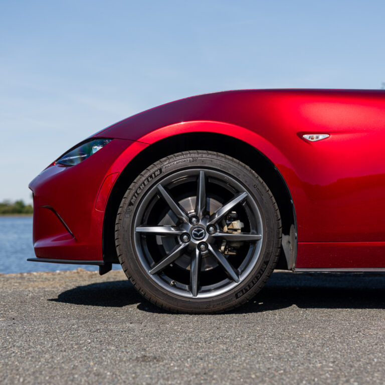 Les jantes et le système de freinage de la Mx-5