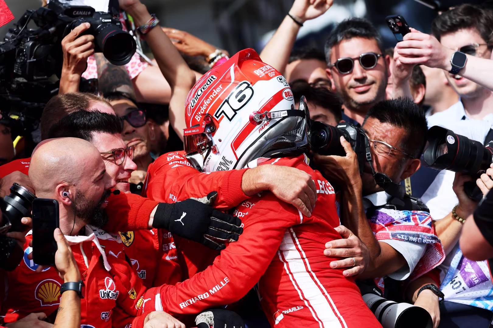 Charles Leclerc victorieux à l'issue du GP de Silverstone 2026