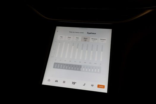Le système audio 20 haut-parleurs MG IM permet beaucoup de personnalisations de spatialisation.