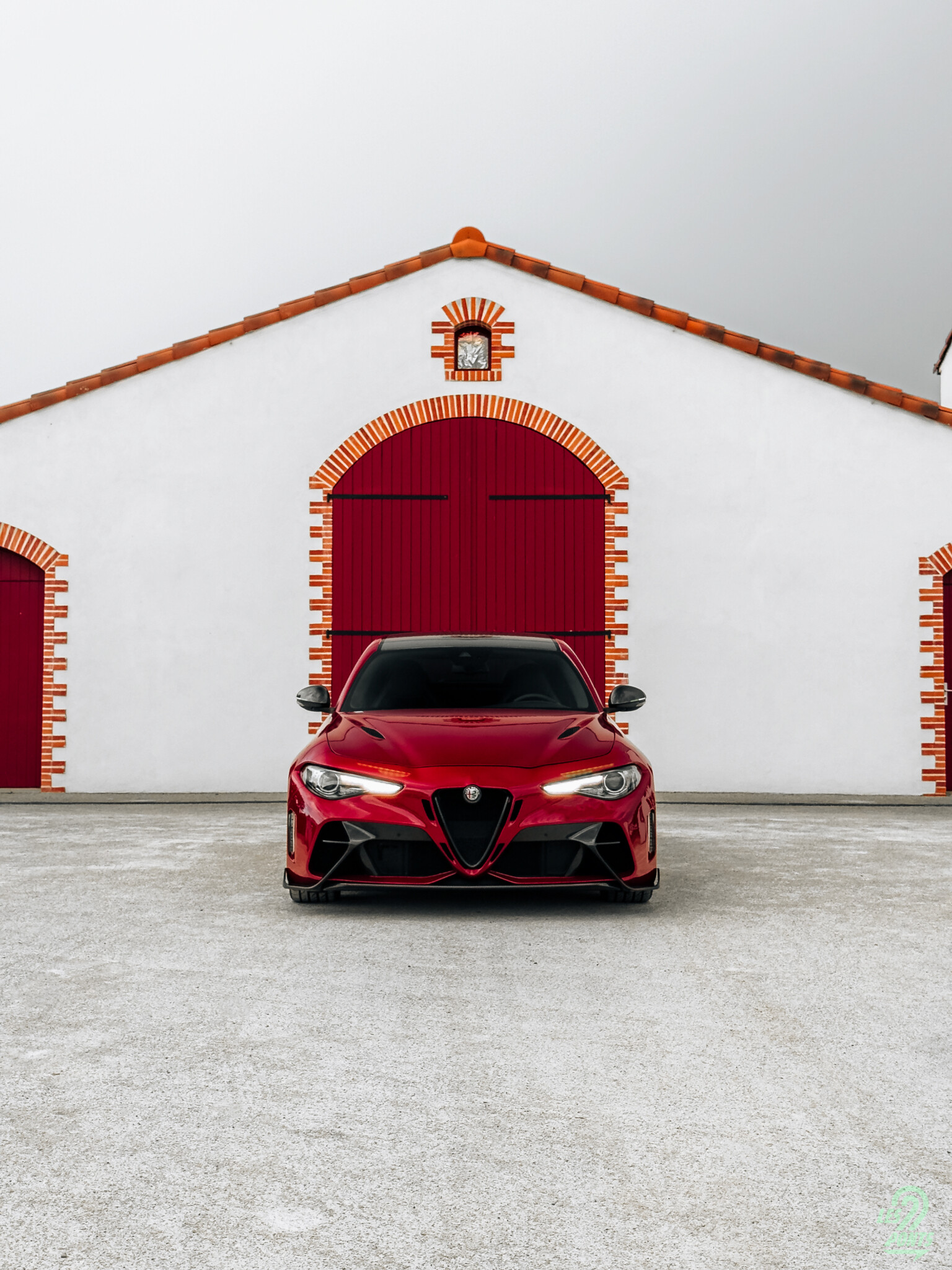 L'avant de la Giulia