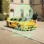 La Venturi 400 GT avec Patrick, son propriétaire et Aurélien.