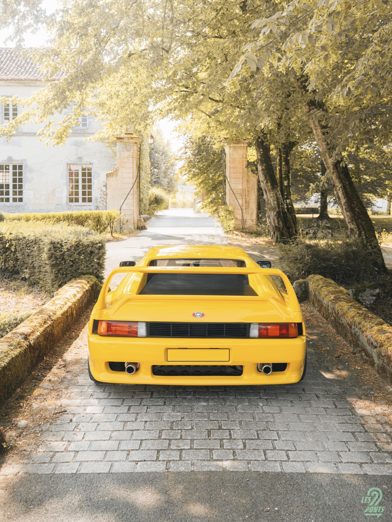 L'arrière de la 400 GT
