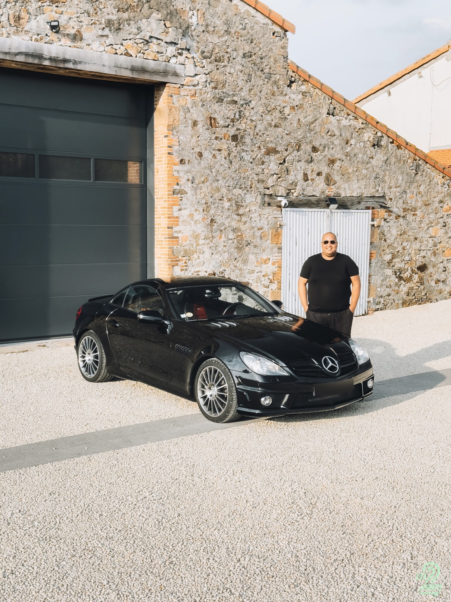 Aurélien et sa Mercedes SLK55 AMG.