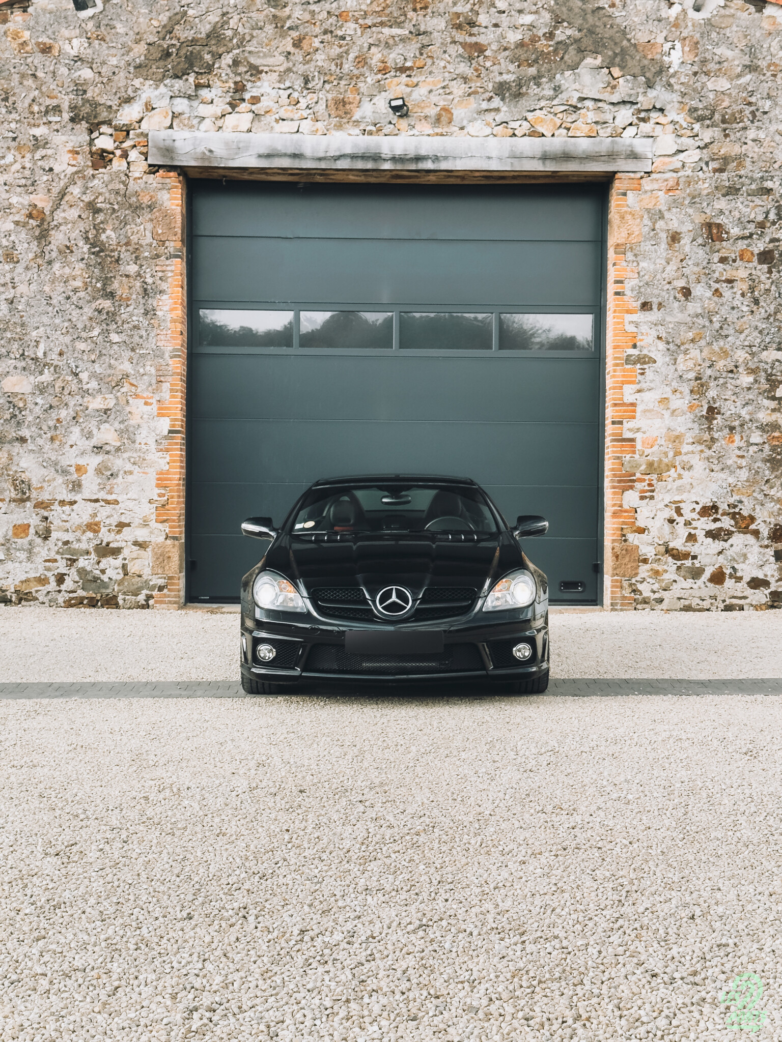 L'avant de la SLK 55 AMG.