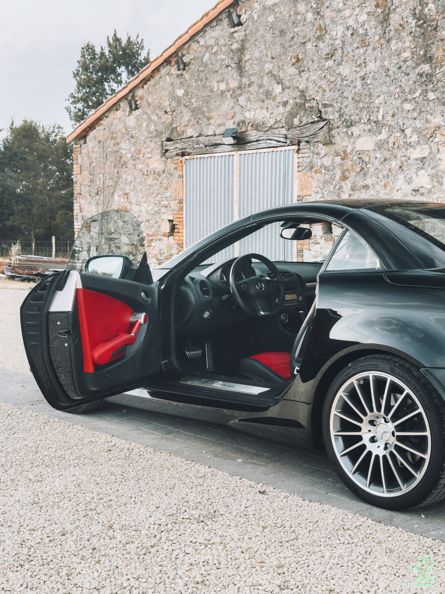 L'habitacle de la SLK 55 AMG.