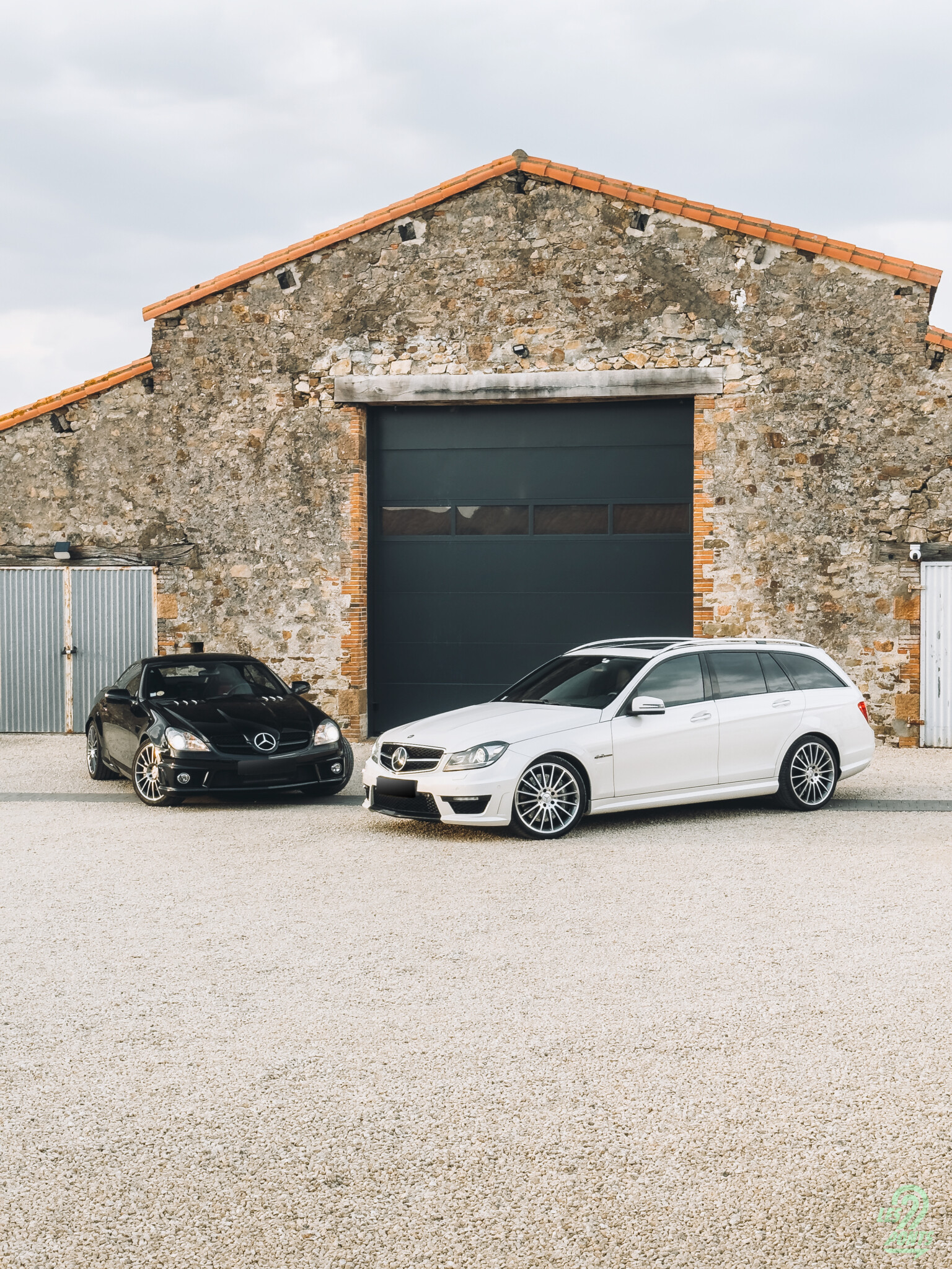 Duo AMG du jour : SLK 55 et C63.