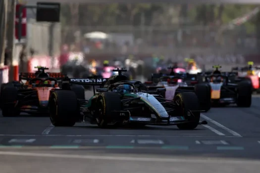 George Russell à Baku