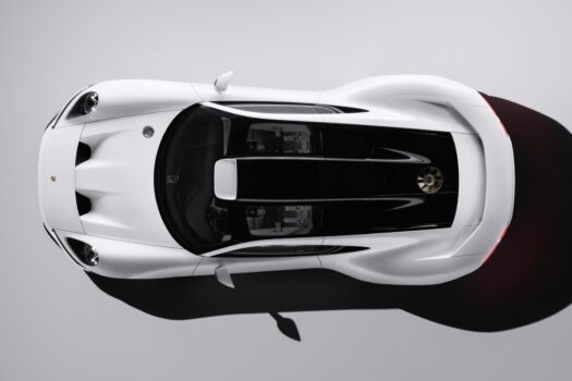 Porsche Mission S vue du dessus