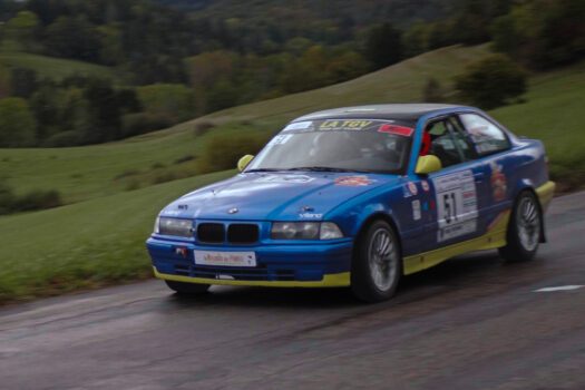 BMW E46 au Rallye des Bauges
